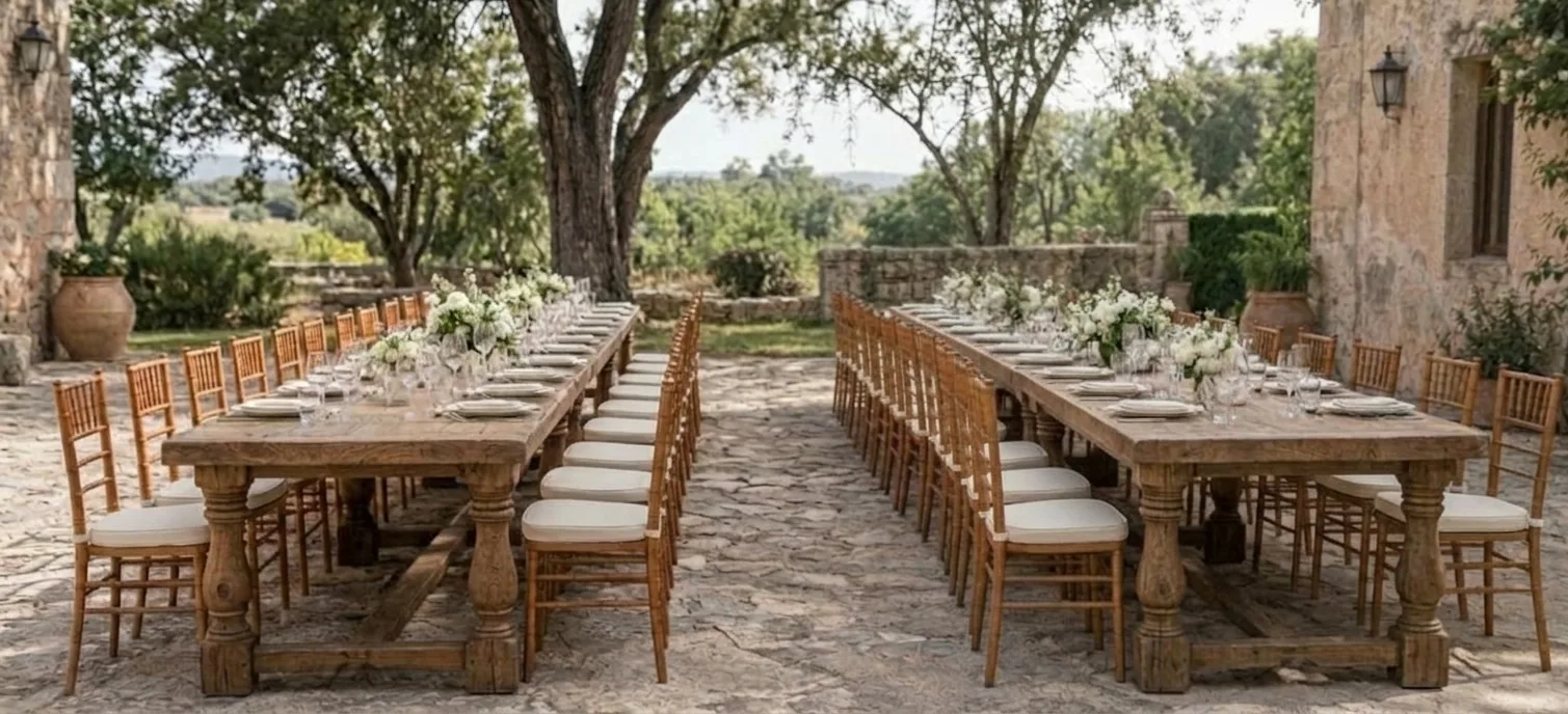 Montaje del paquete Paquete Banquete Sin Vajilla