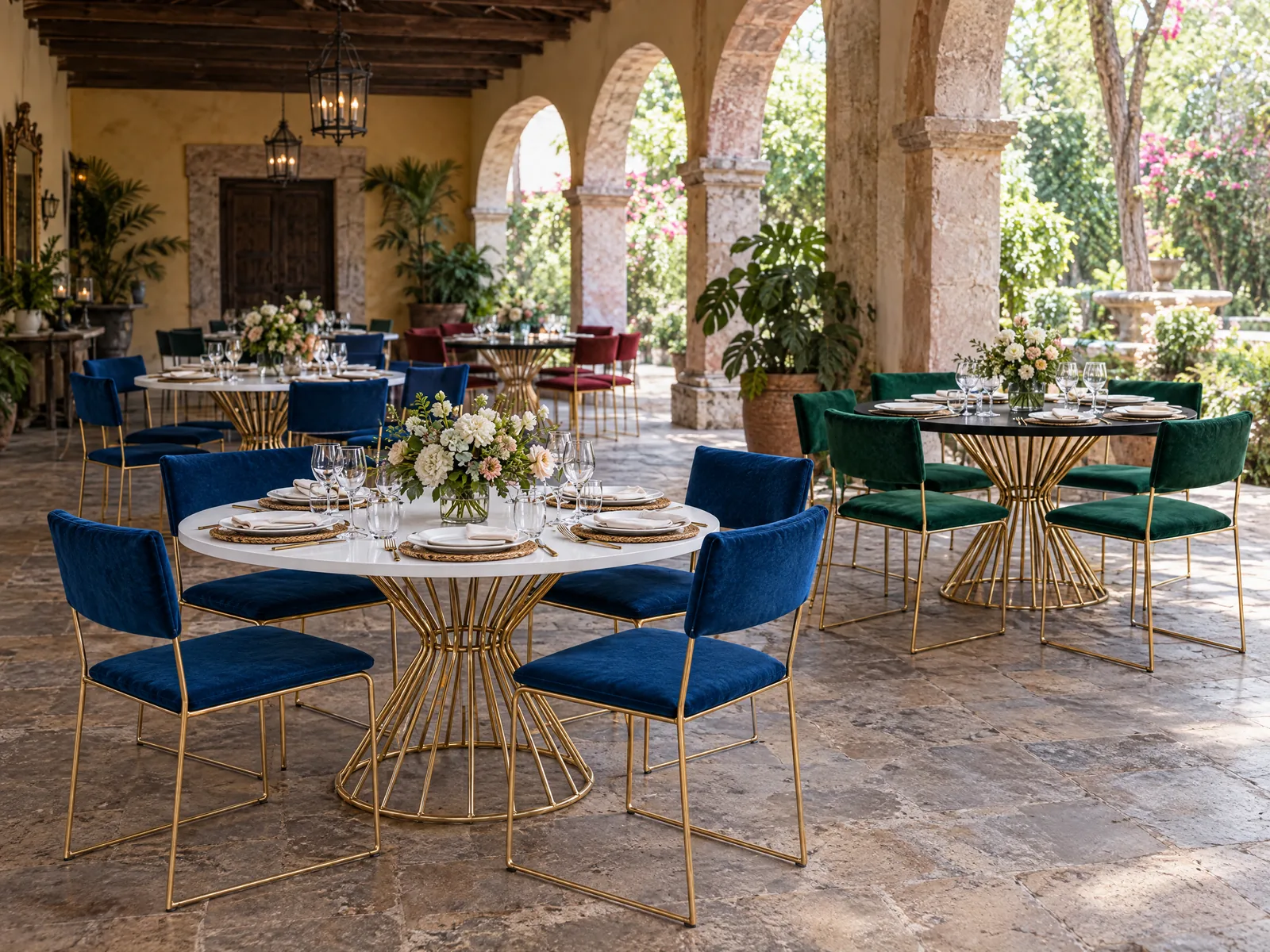 Montaje del paquete Banquete Terciopelo