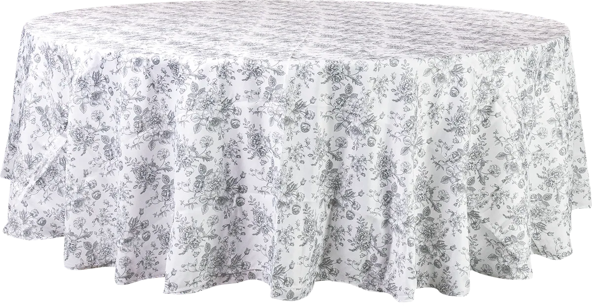 Mantel Redondo Floral