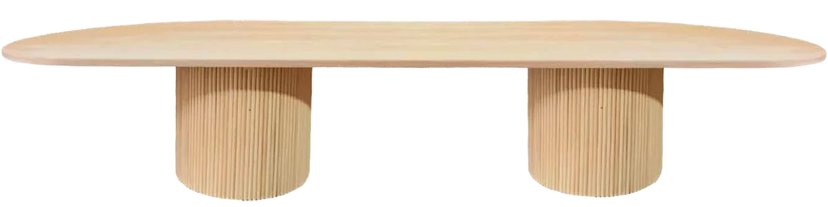Mesa Cordelia Ovalada para 20 Personas