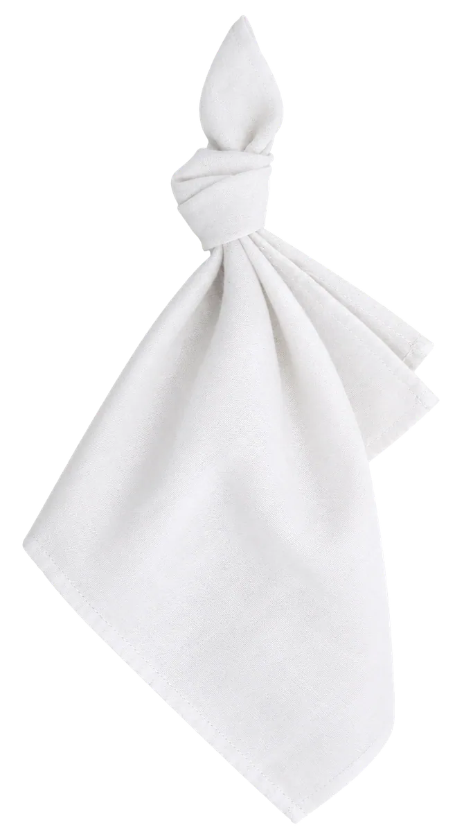 Servilleta De Lino Blanca