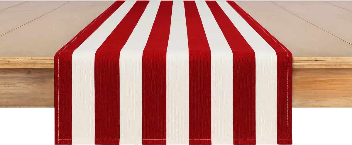 Caminos de Mesa Rayados Candy Cane