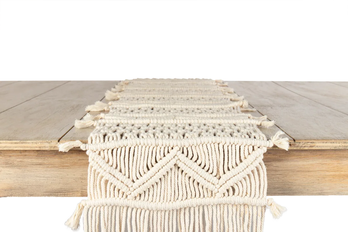 Camino de Mesa Macramé