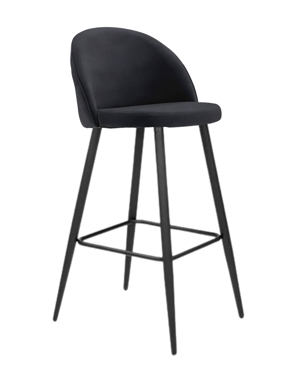 Banco Velvet Negro